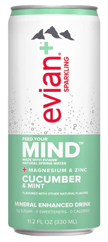 Cucumber & Mint Sparkling Water (11.2 Oz) - Image 2