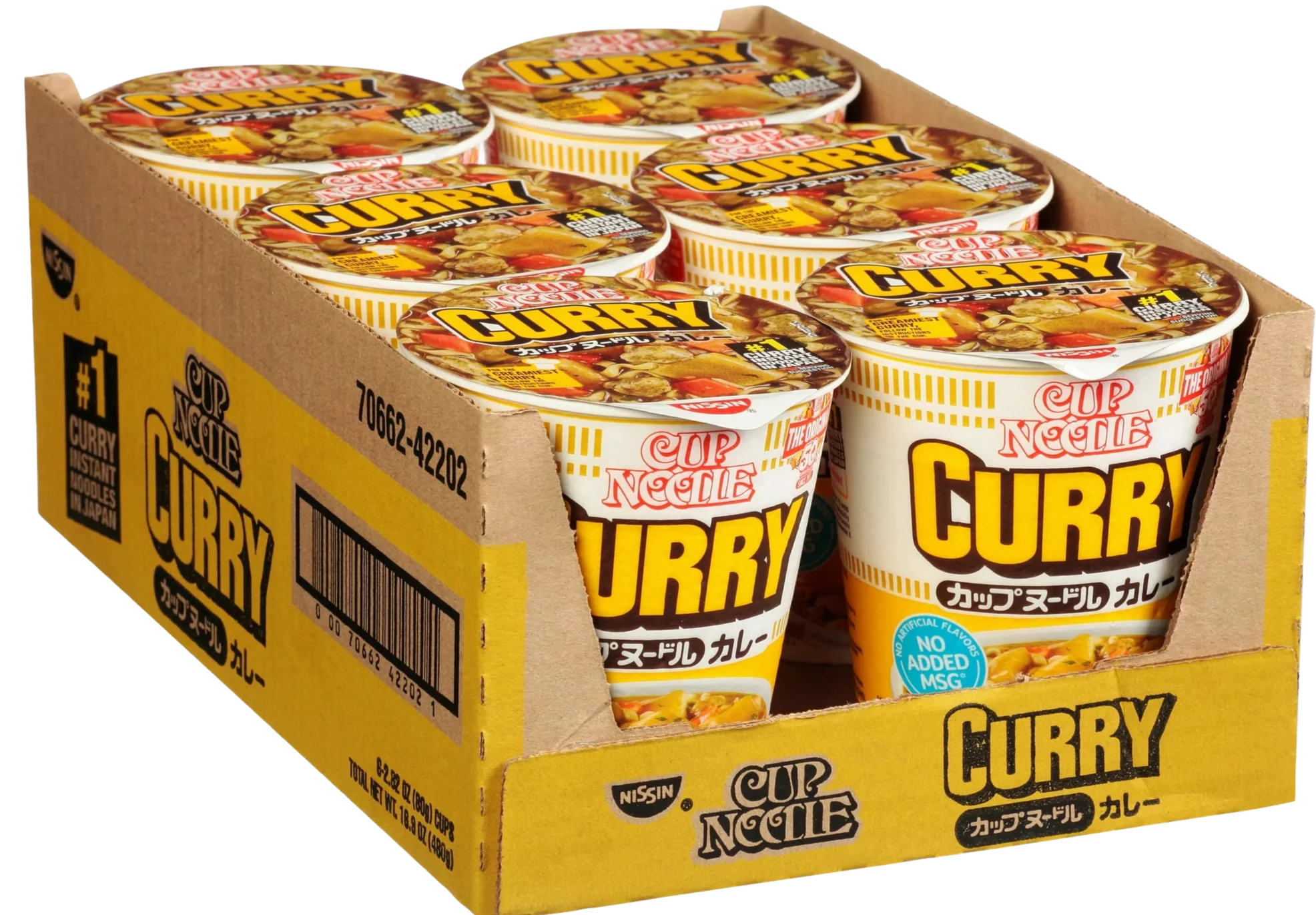 Curry Cup Noodle Soup (6 Pack)