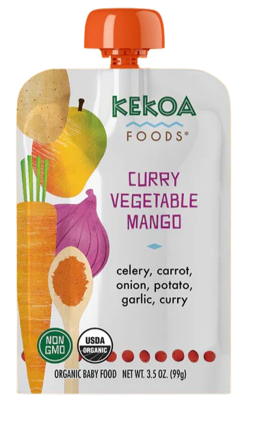 Curry Vegetable Mango Baby Food (6 Pack) - Image 2