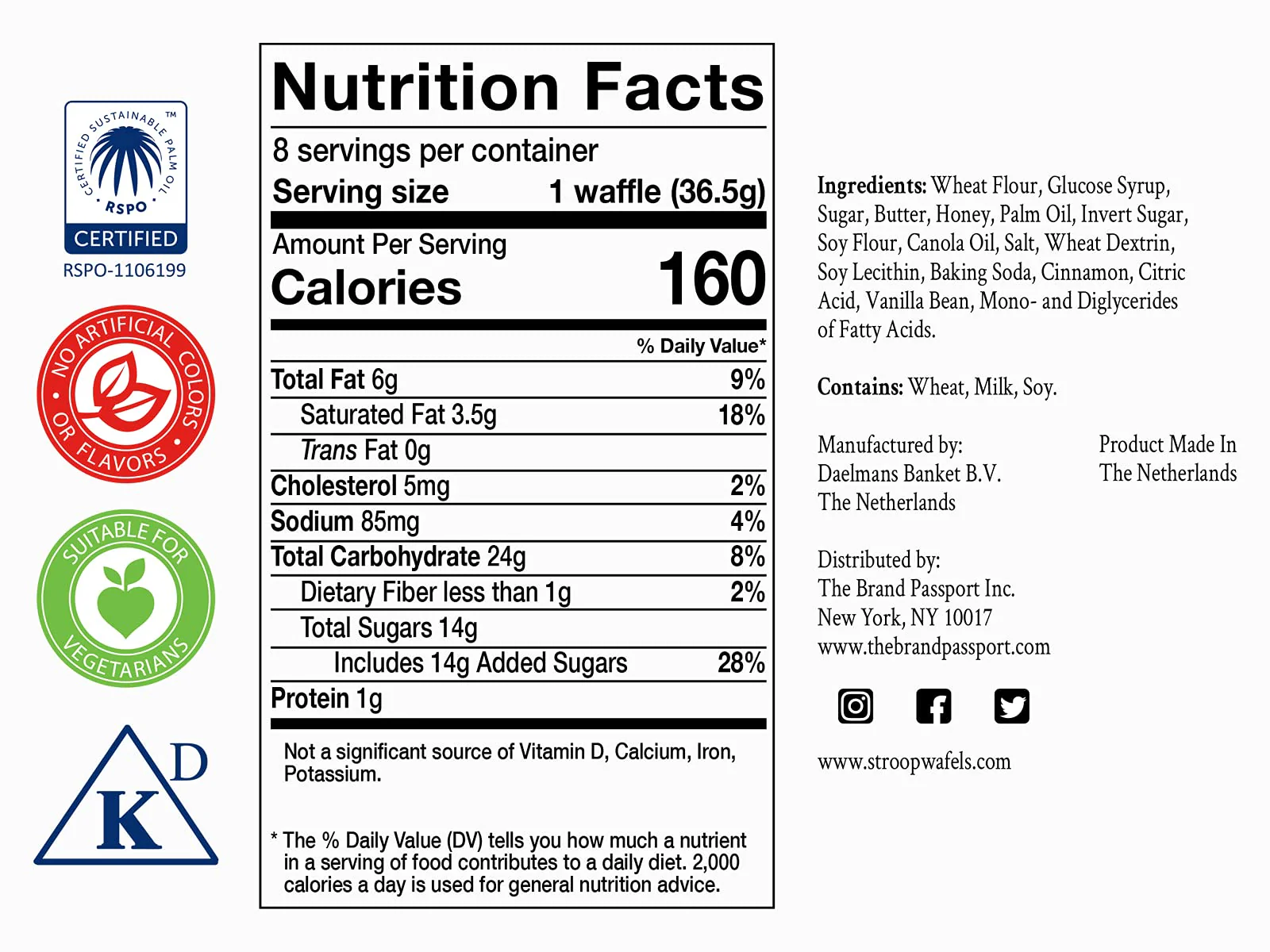 Honey Stroopwafels Wafer - Image 2