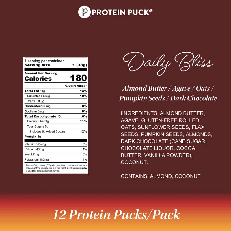 Daily Bliss Almond Butter & Dark Chocolate Bar (16 CT) - Image 4