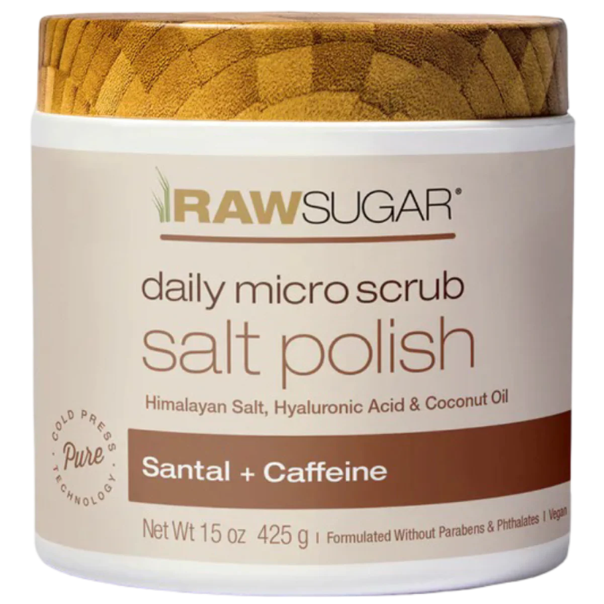 Daily Micro Salt Scrub Polish With Santal And Caffeine Fragrance