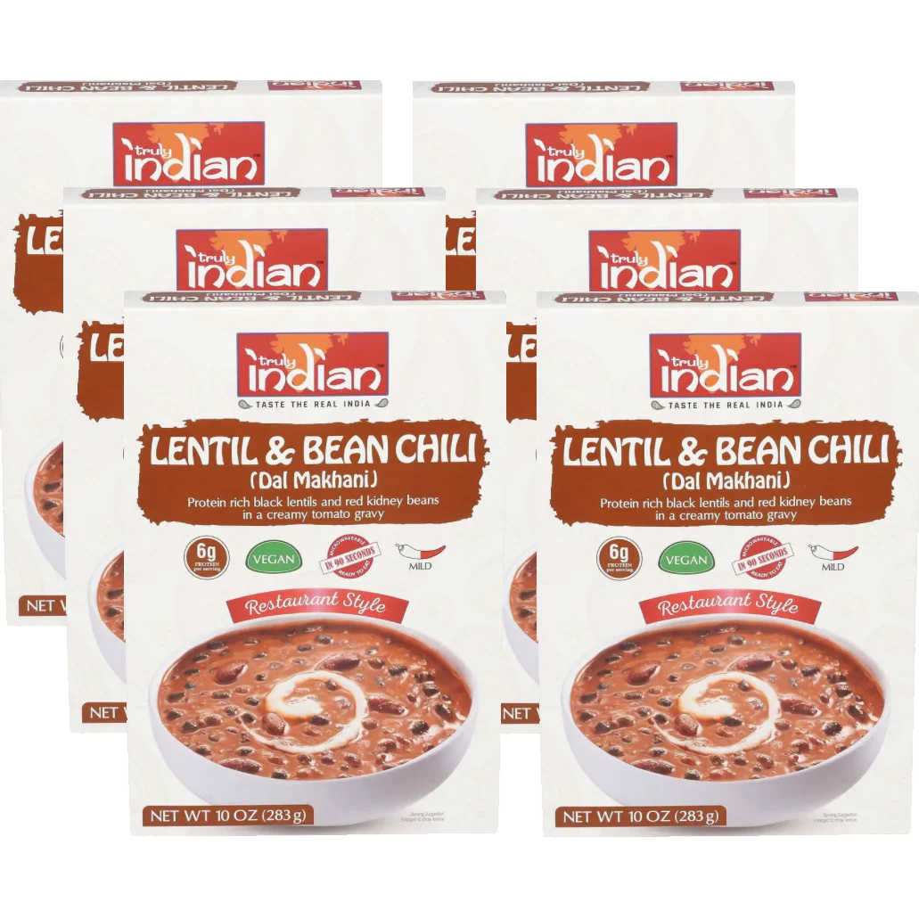 Dal Makhani Vegan Lentil & Bean Chili Entree (6 Pack)
