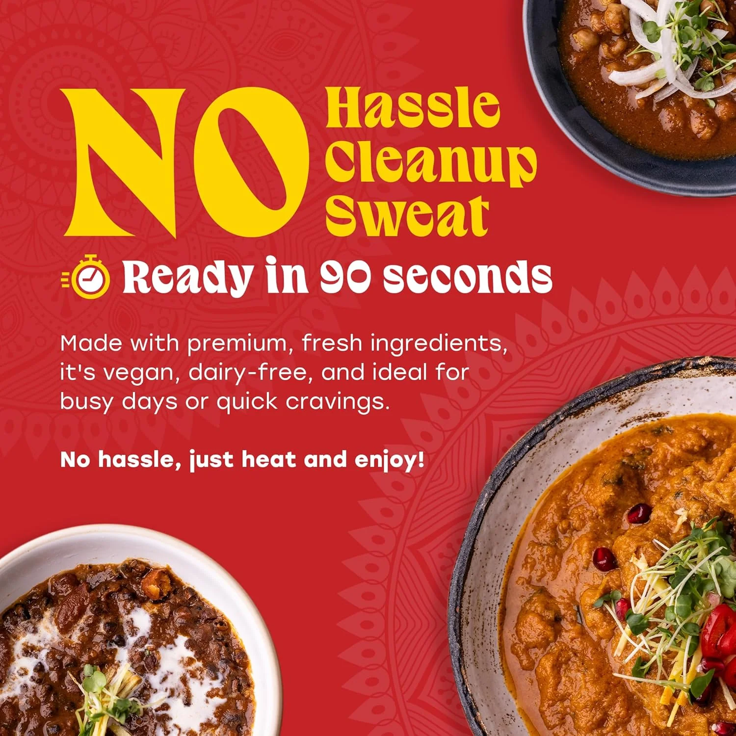 Dal Makhani Vegan Lentil & Bean Chili Entree (6 Pack) - Image 4