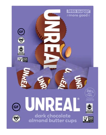 Dark Chocolate Almond Butter Cups (40 Pack)