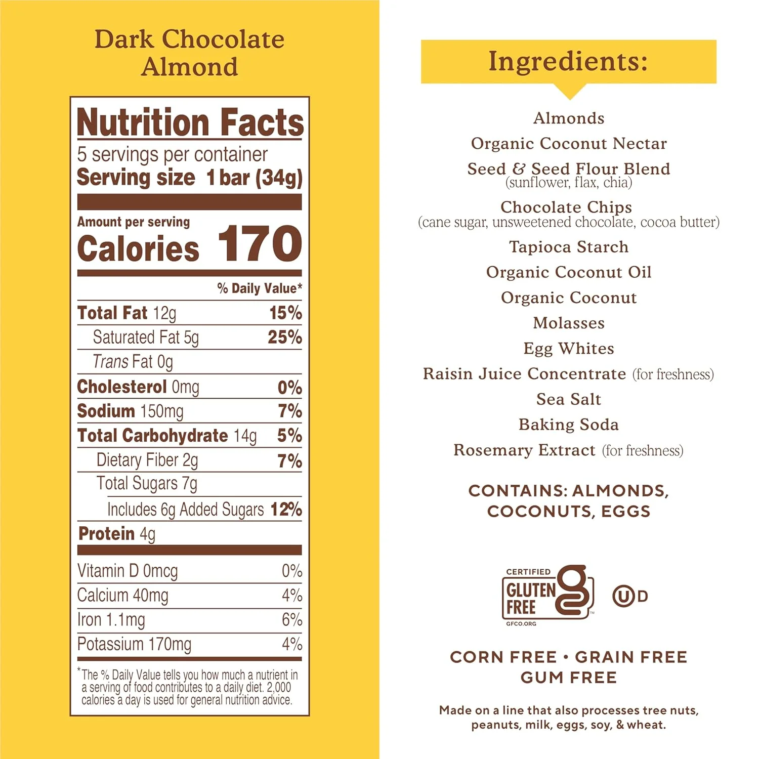 Dark Chocolate Almond Soft Baked Bars (3 Pack) - Image 4