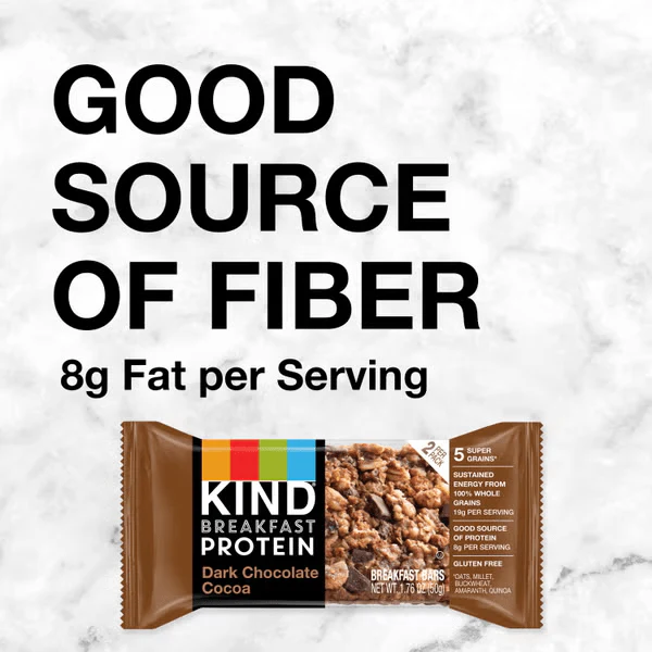 Dark Chocolate Breakfast Protein Bars (12 CT) - Image 5