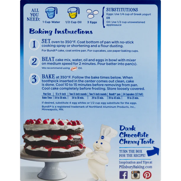 Dark Chocolate Cake Mix - Image 2