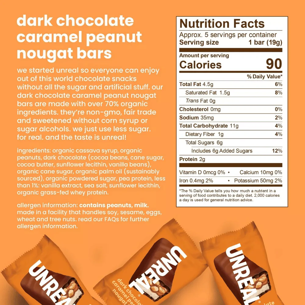 Dark Chocolate Caramel Peanut Nougat Bars - Image 5