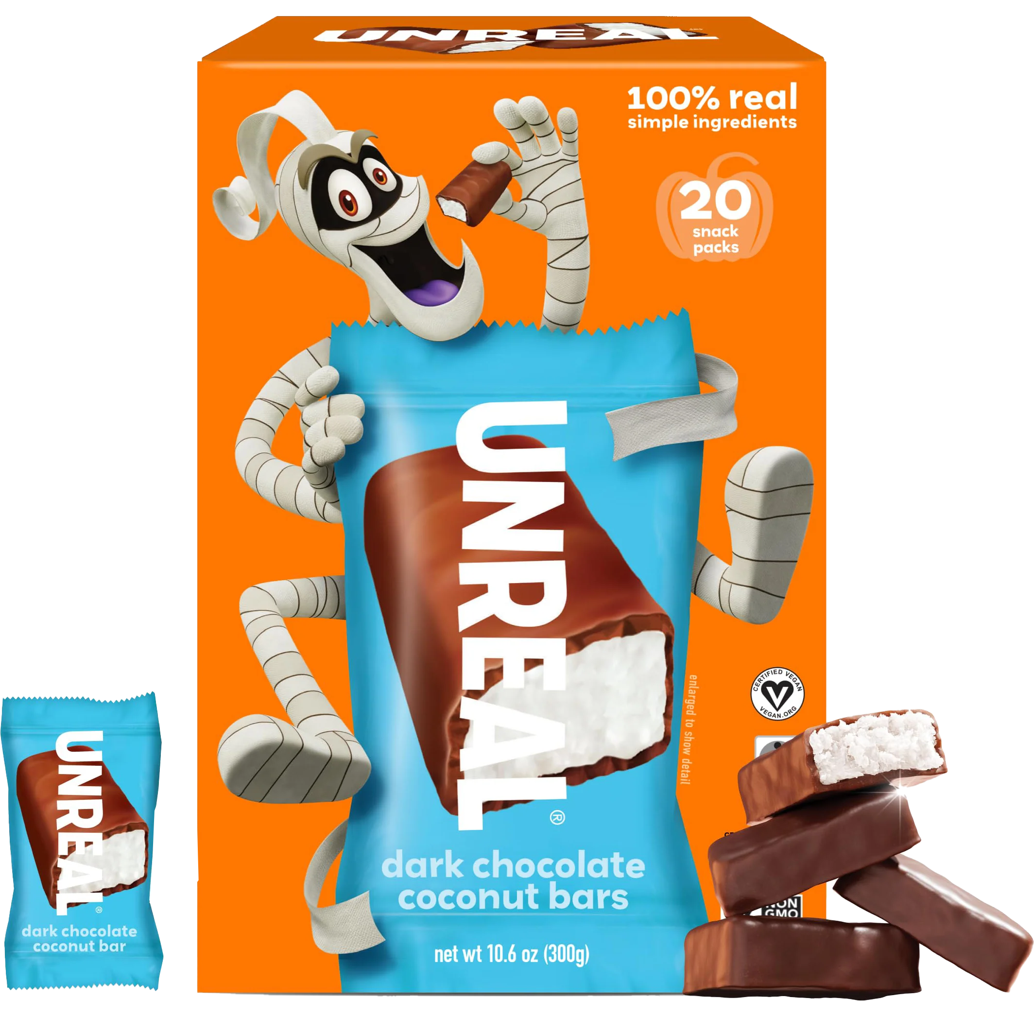 Dark Chocolate Coconut Bars (20 CT)