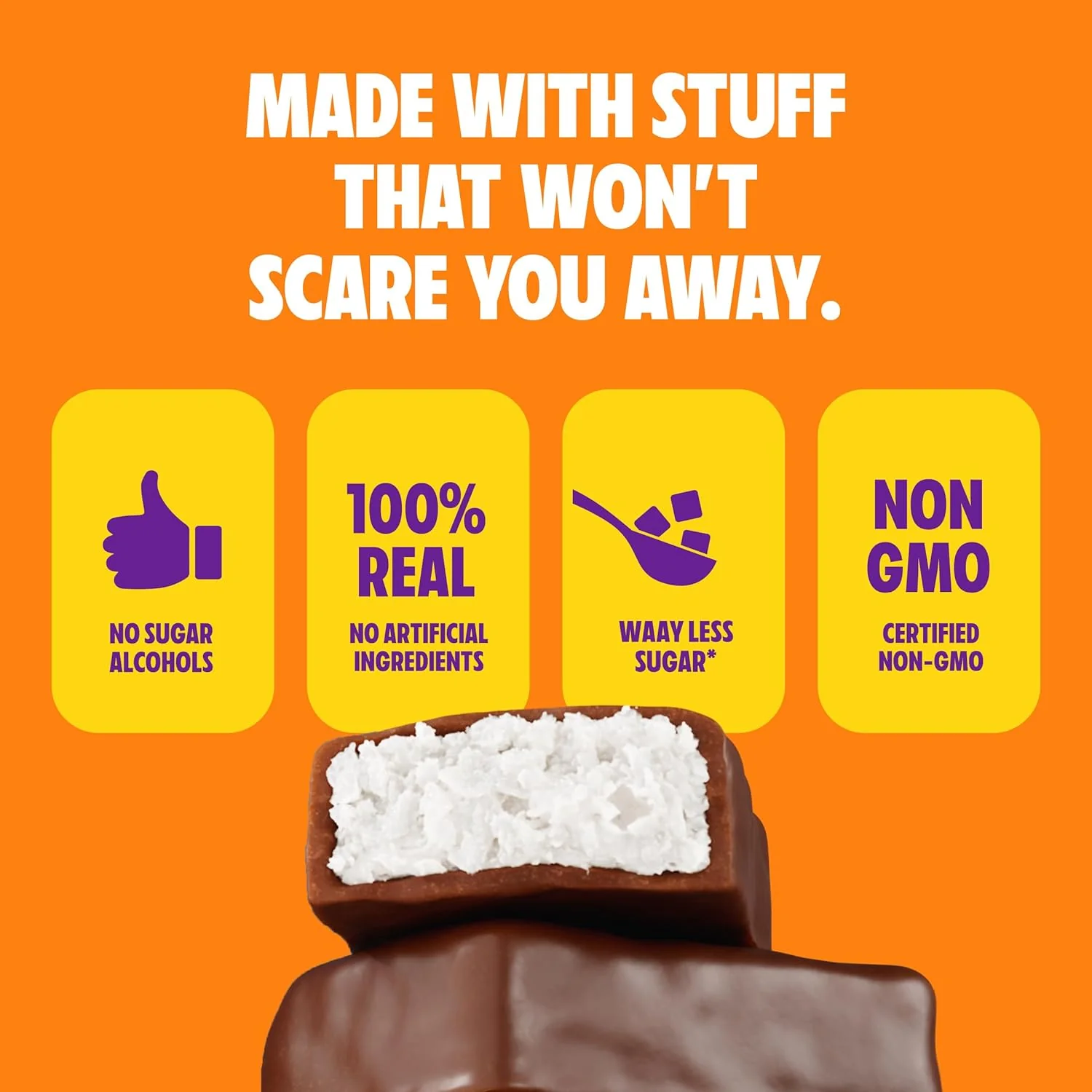 Dark Chocolate Coconut Bars (20 CT) - Image 5