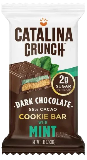 Dark Chocolate Cookie Bar with Mint Flavor (24 Pack) - Image 2