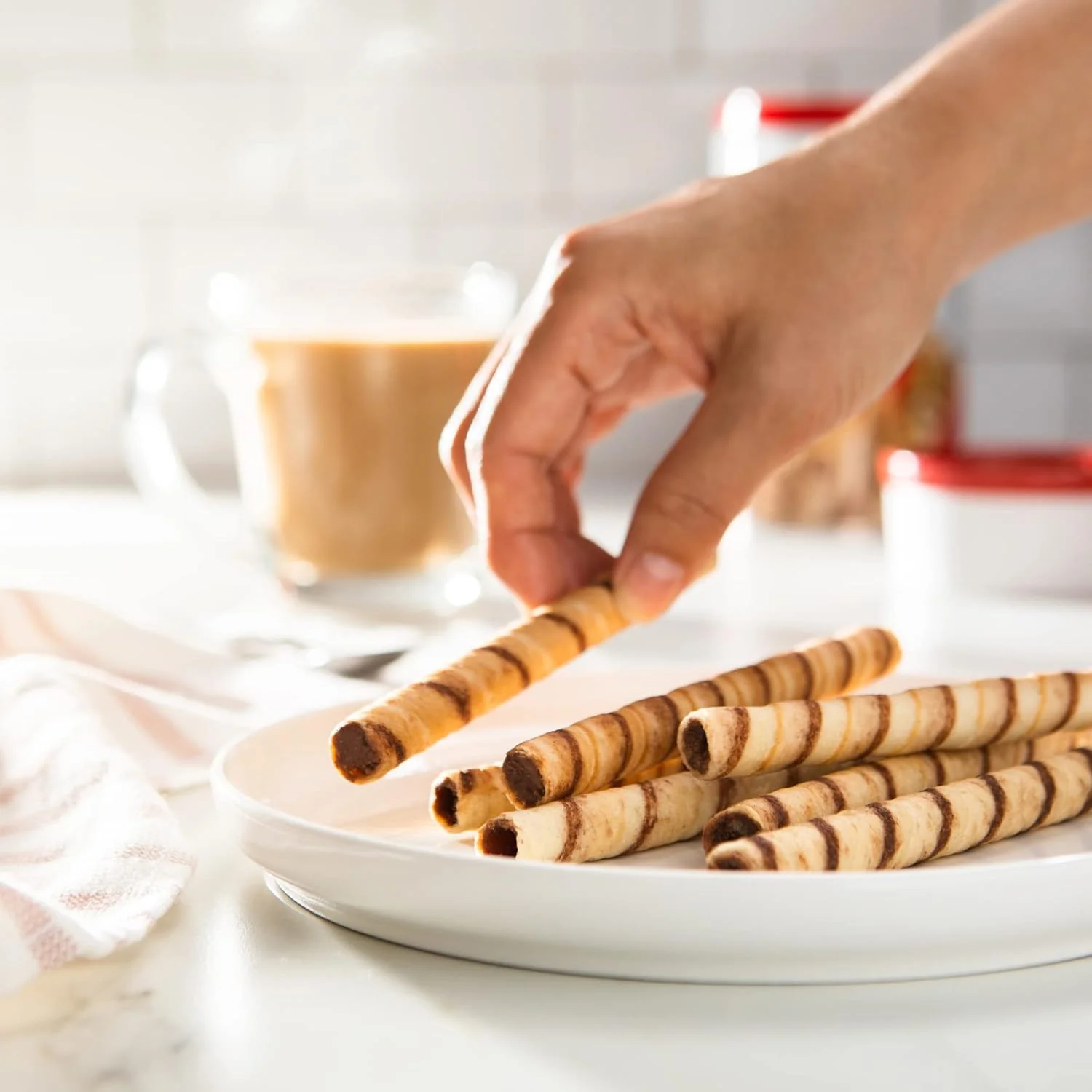 Dark Chocolate Cream Wafer - Image 2