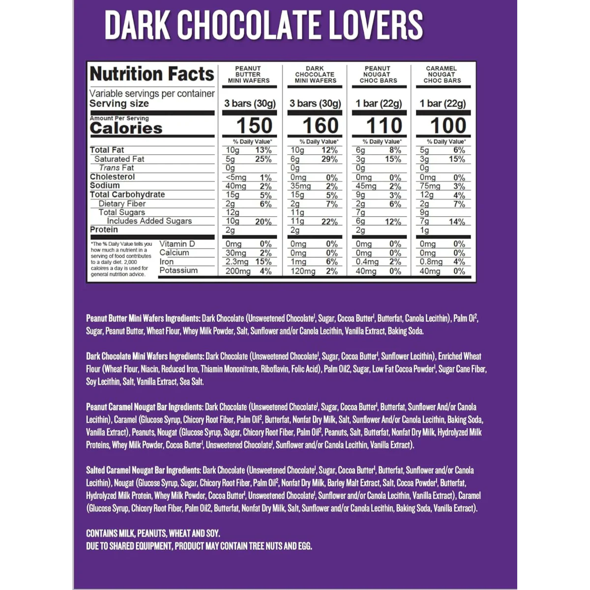 Dark Chocolate Lovers Chocolate Bars Variety Pack - Image 4