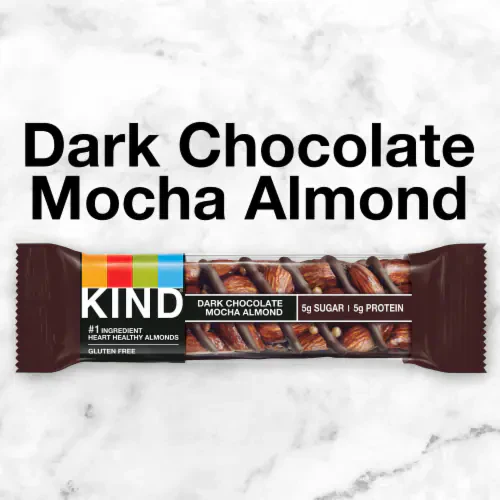 Dark Chocolate Mocha Almond Bars (12 ct) - Image 2