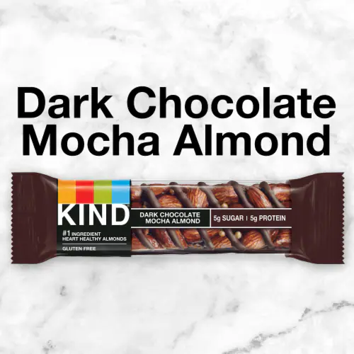Dark Chocolate Mocha Almond Bars (12 ct) - Image 4