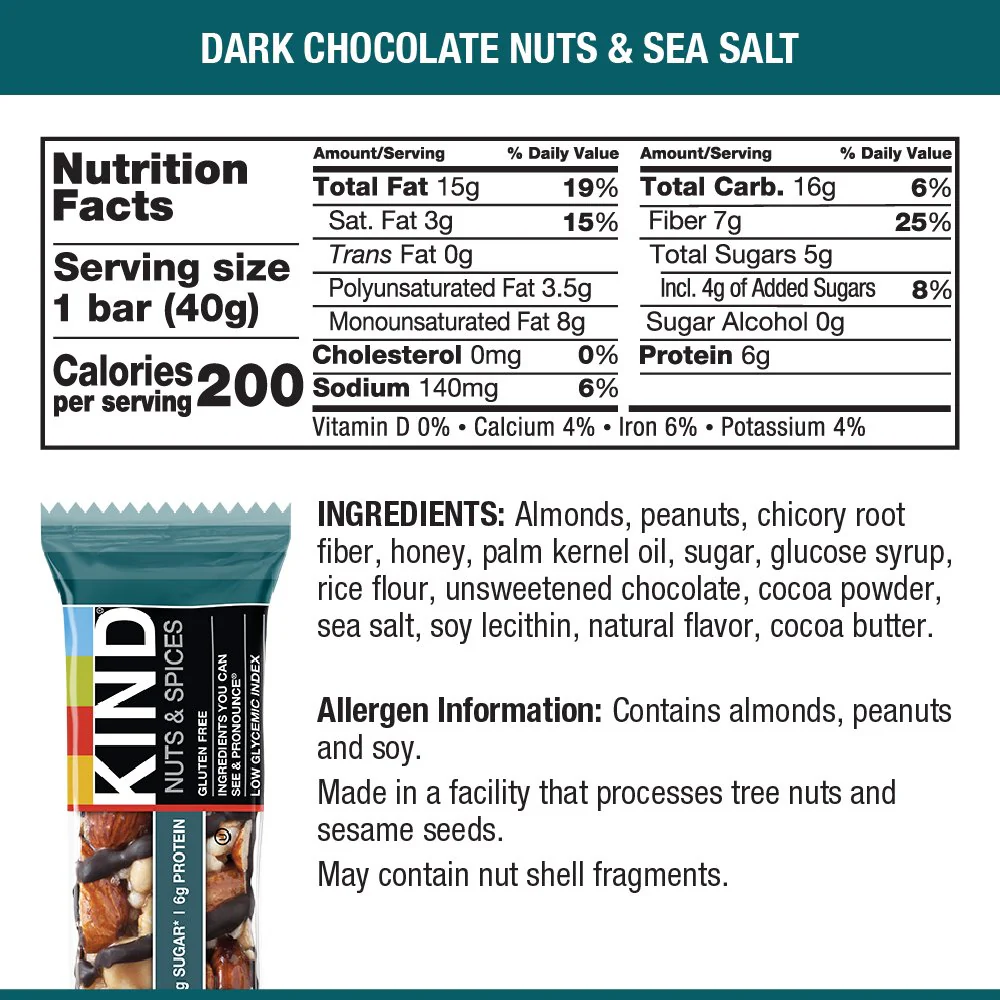 Dark Chocolate Nuts & Sea Salt - Image 2