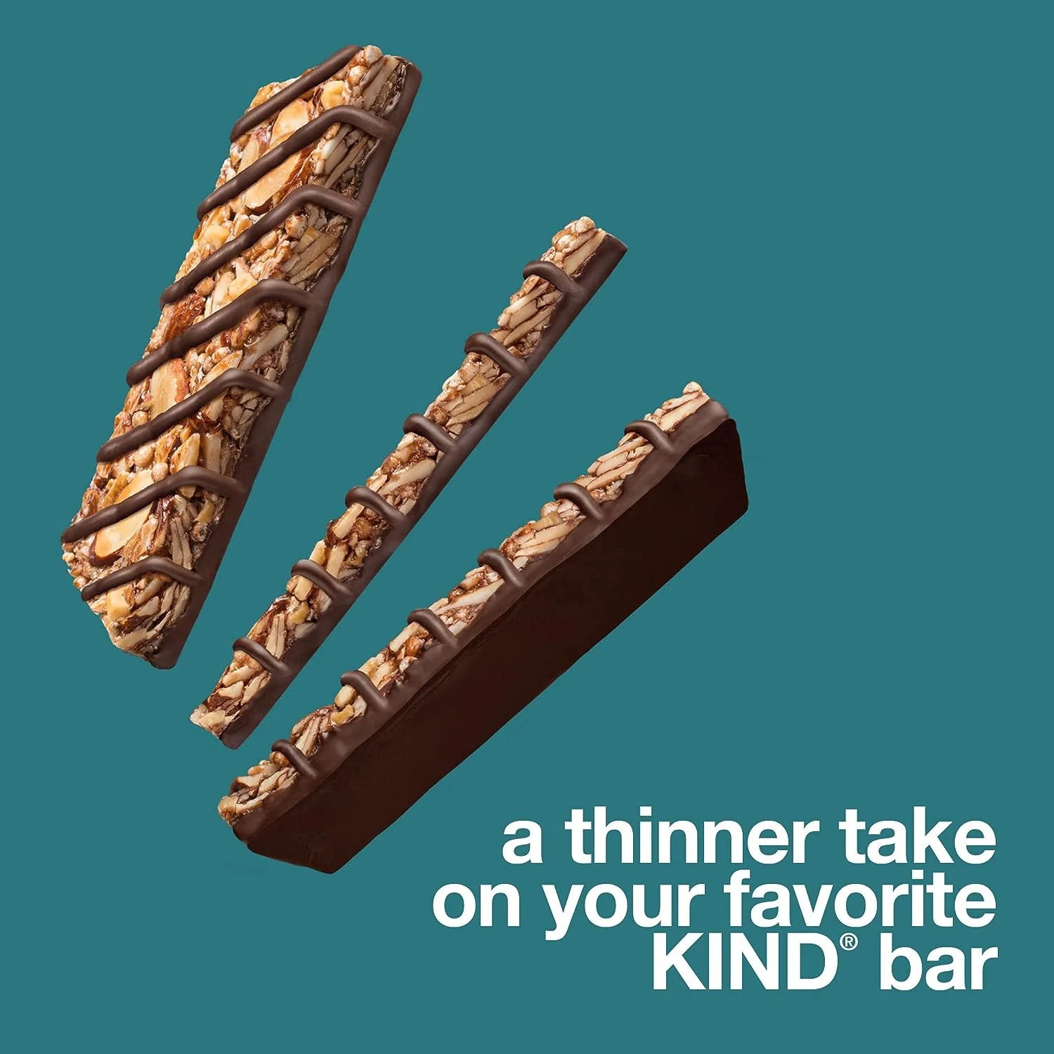 Dark Chocolate Nuts & Sea Salt Thins Bar (10 CT) - Image 2