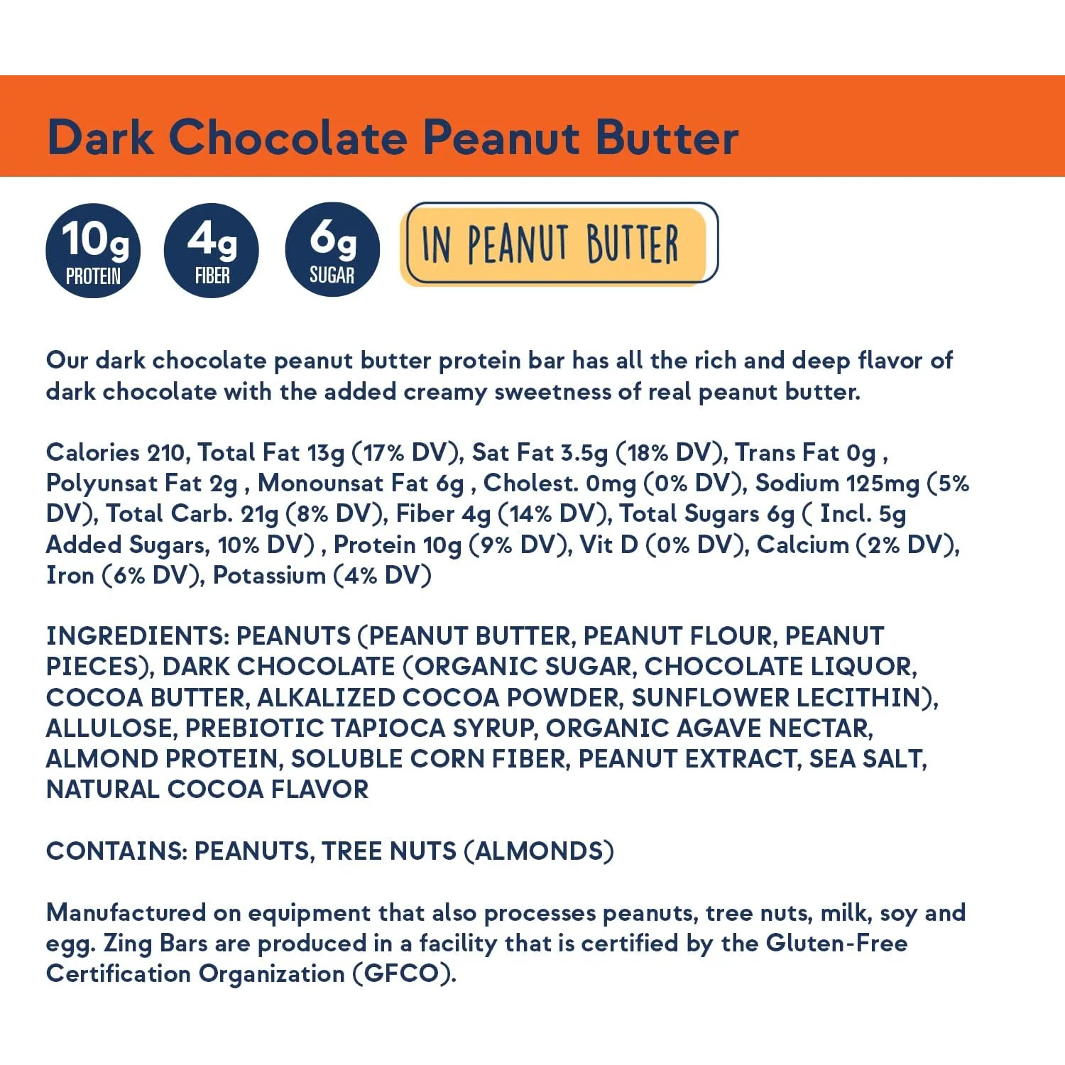 Dark Chocolate Peanut Butter Nutrition Bars (12 CT) - Image 5