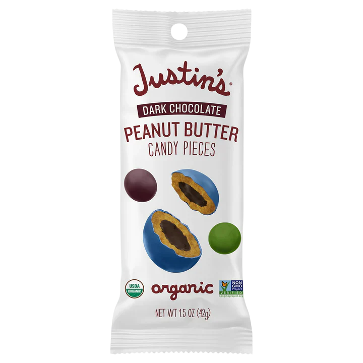 Organic Dark Chocolate Peanut Butter Candy Pieces (12 CT) - Image 3