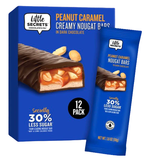 Dark Chocolate Peanut Caramel Nougat Bar (12 Pack)