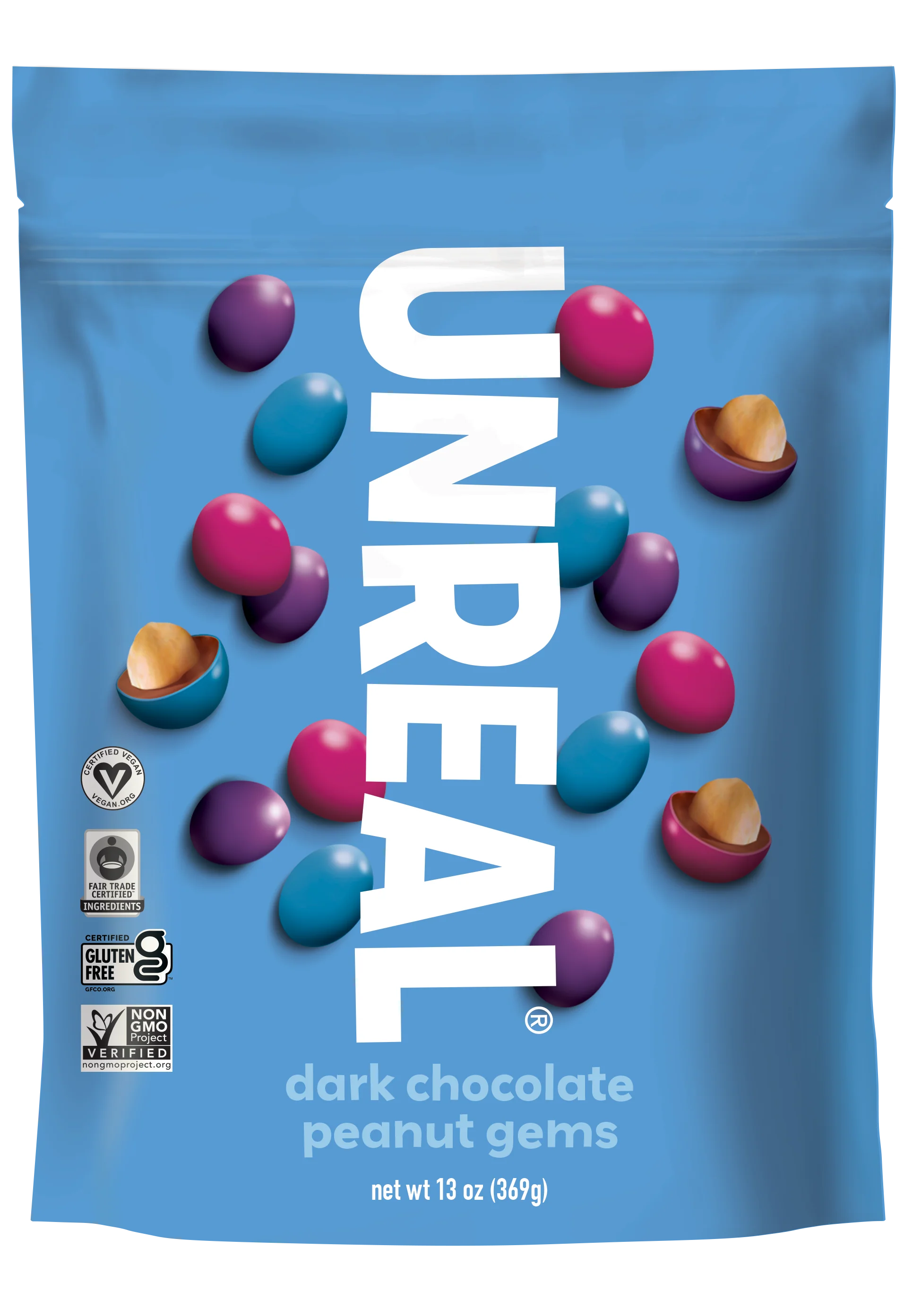 Dark Chocolate Peanut Gems