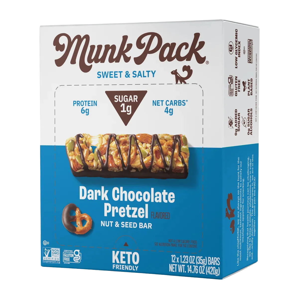Dark Chocolate Pretzel Nut & Seed Bar (12 Pack)
