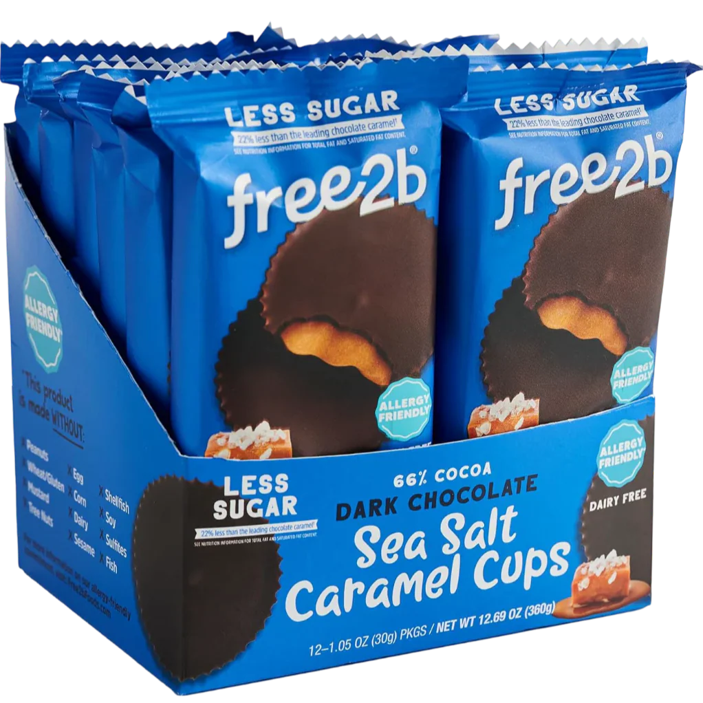 Dark Chocolate Sea Salt Caramel Cups (12 CT)