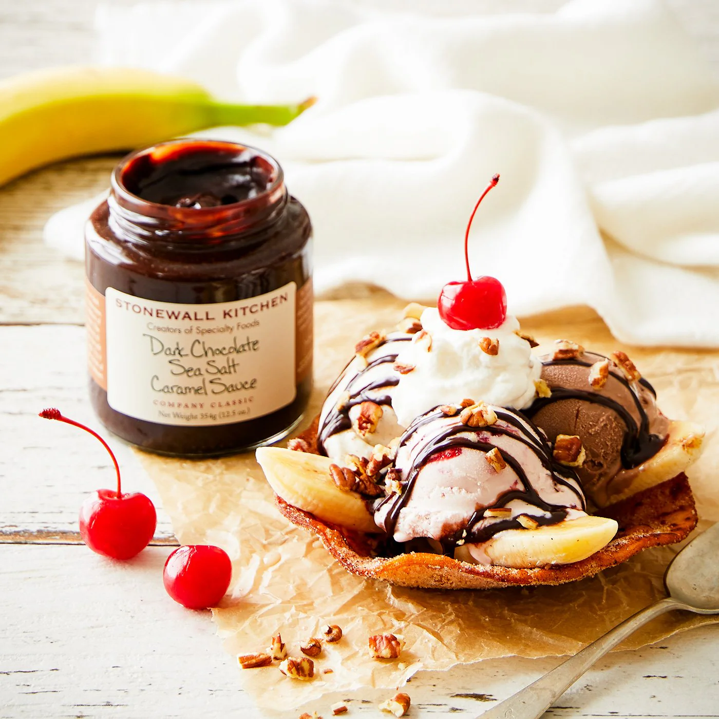 Dark Chocolate Sea Salt Caramel Sauce - Image 2