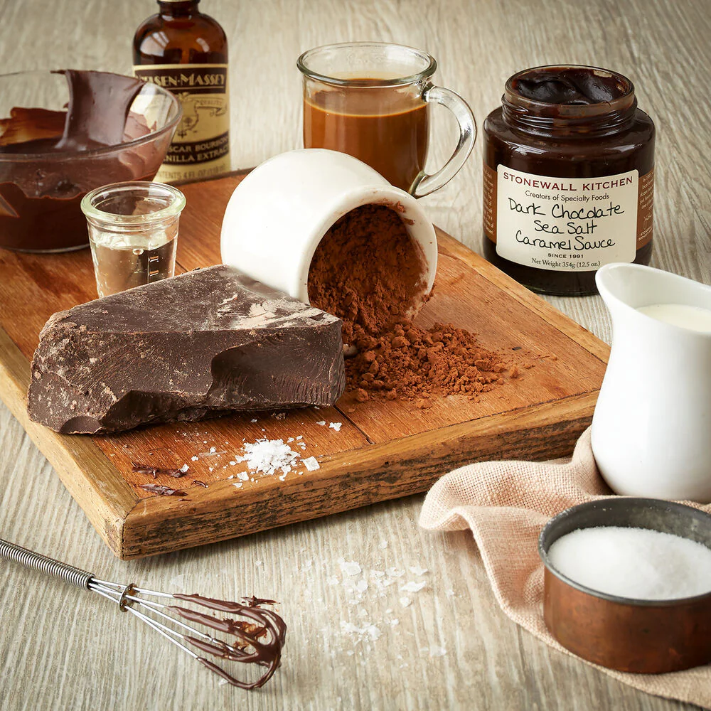 Dark Chocolate Sea Salt Caramel Sauce - Image 4