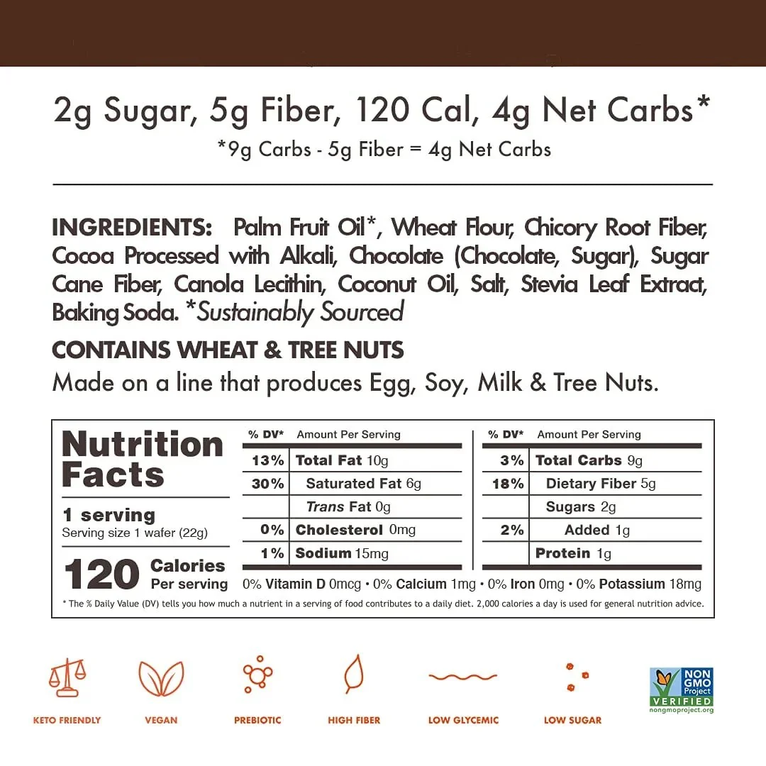 Dark Chocolate Wafers (6 CT) - Image 3