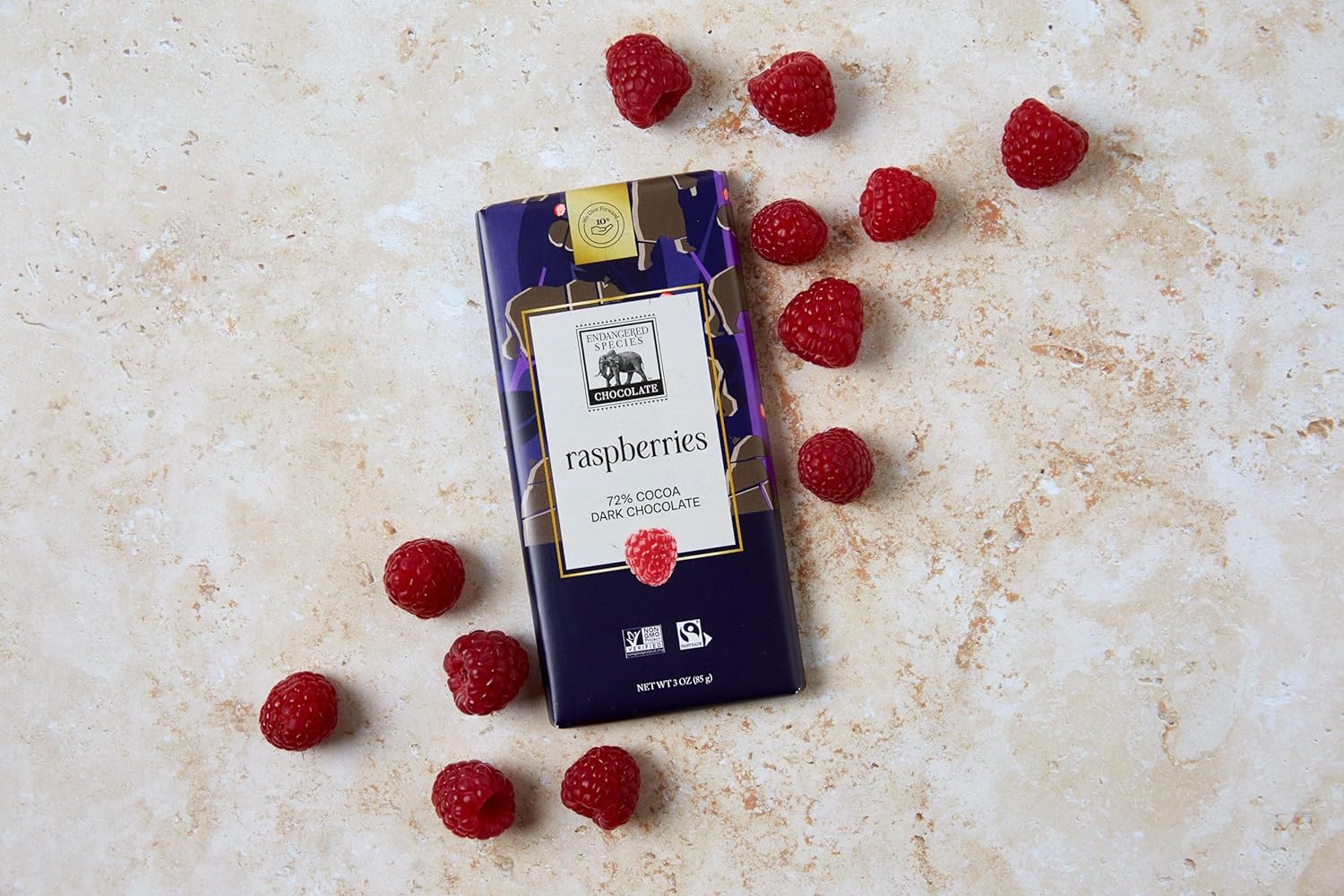 Dark Chocolate with Raspberry Bar - Image 4