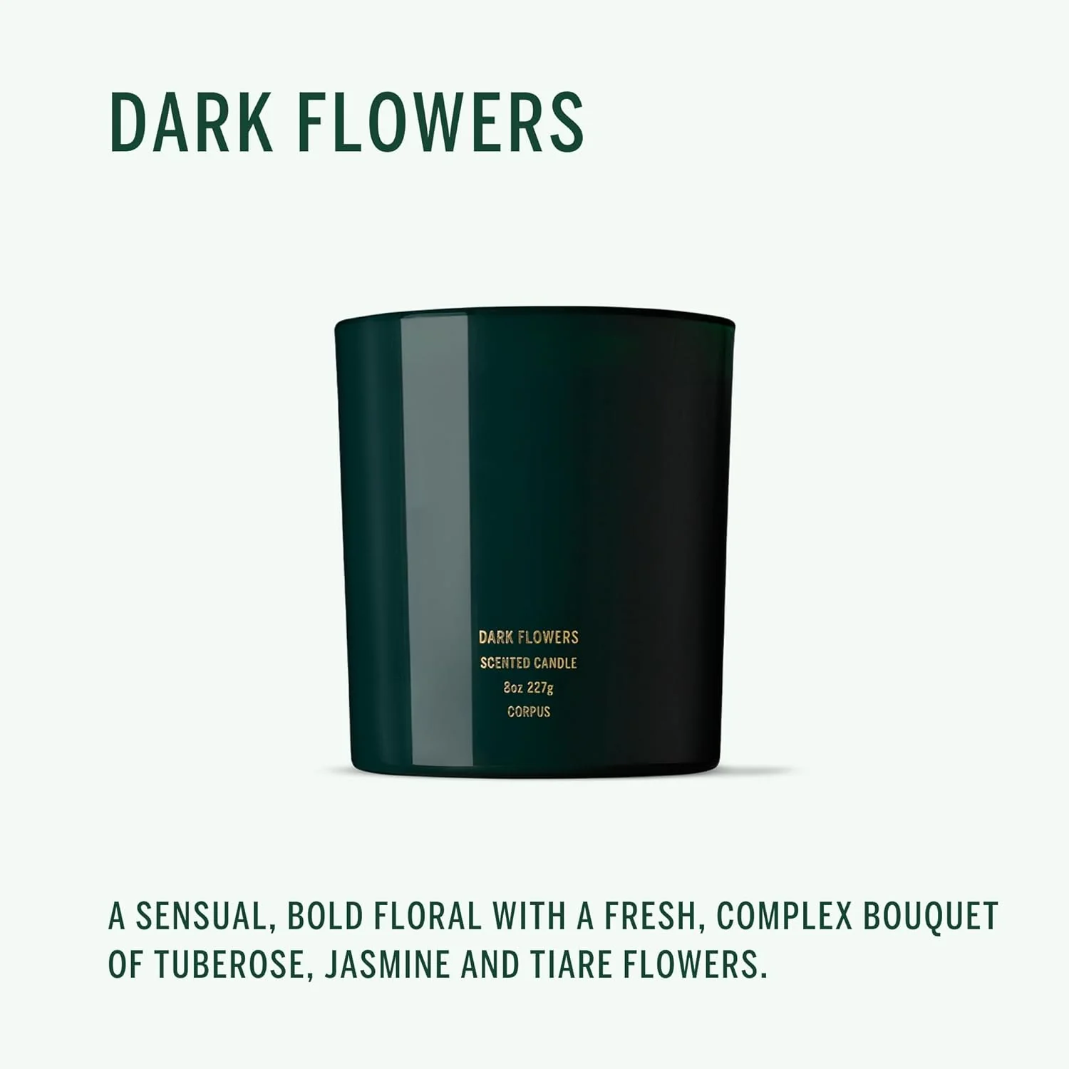 Luxury Soy Wax Scented Candle - Dark Flowers - Image 3