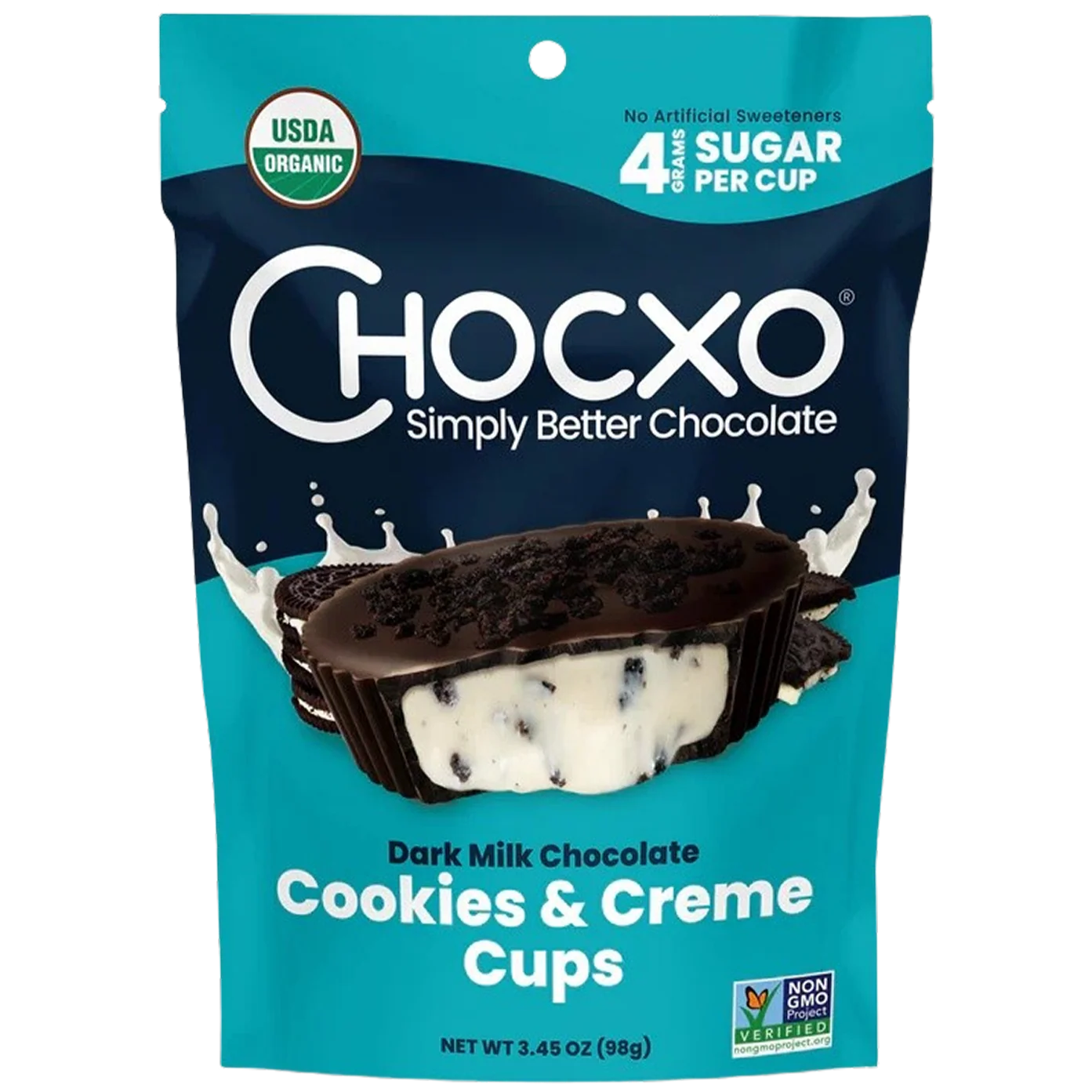 Dark Milk Chocolate Cookies & Creme Cups
