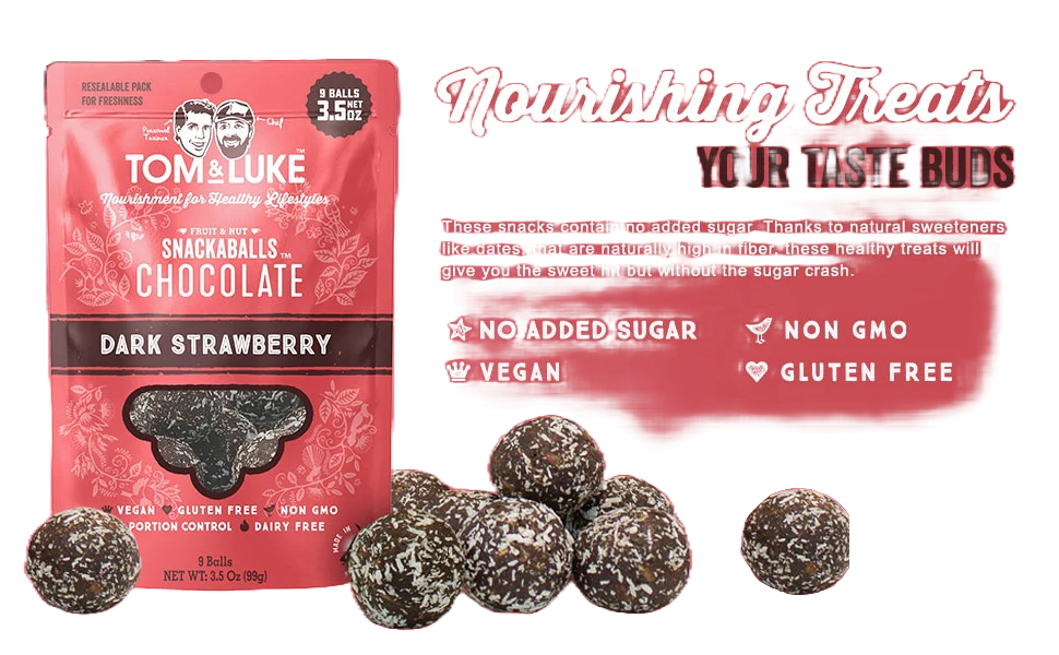Dark Strawberry Chocolate Snackaballs - Image 2