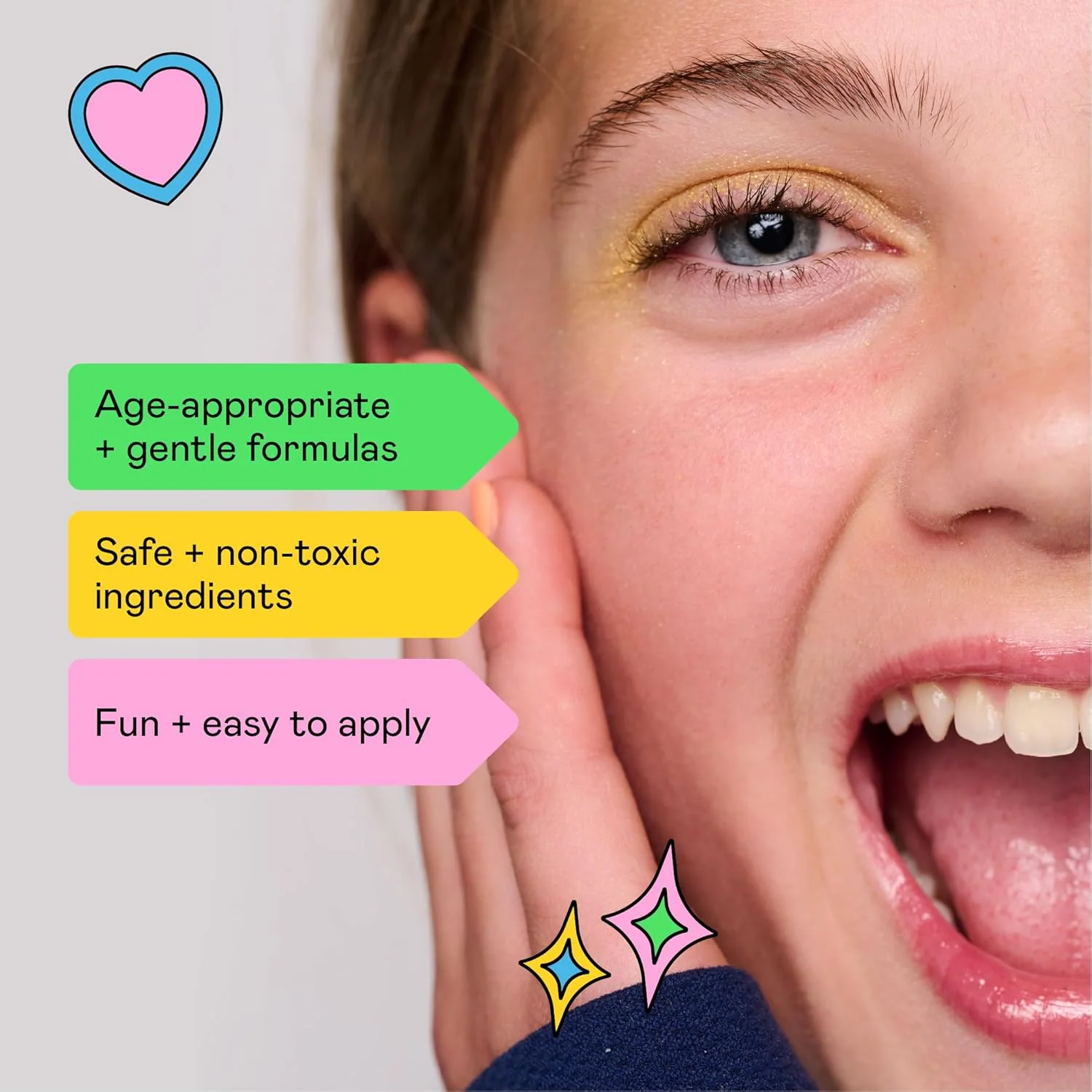 Daydreamer Lip + Cheek Palette for Kids & Teens - Multicolor - Image 3