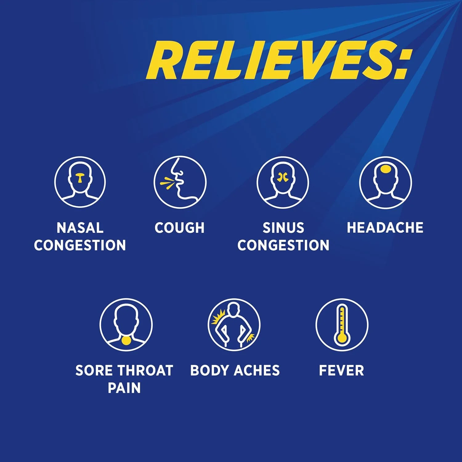 Daytime Severe Cold Relief Berry Burst Flavor Powder (6 CT) - Image 3