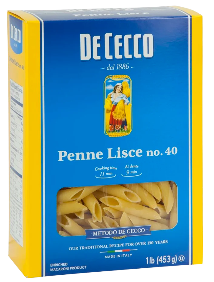 Penne Lisce Pasta