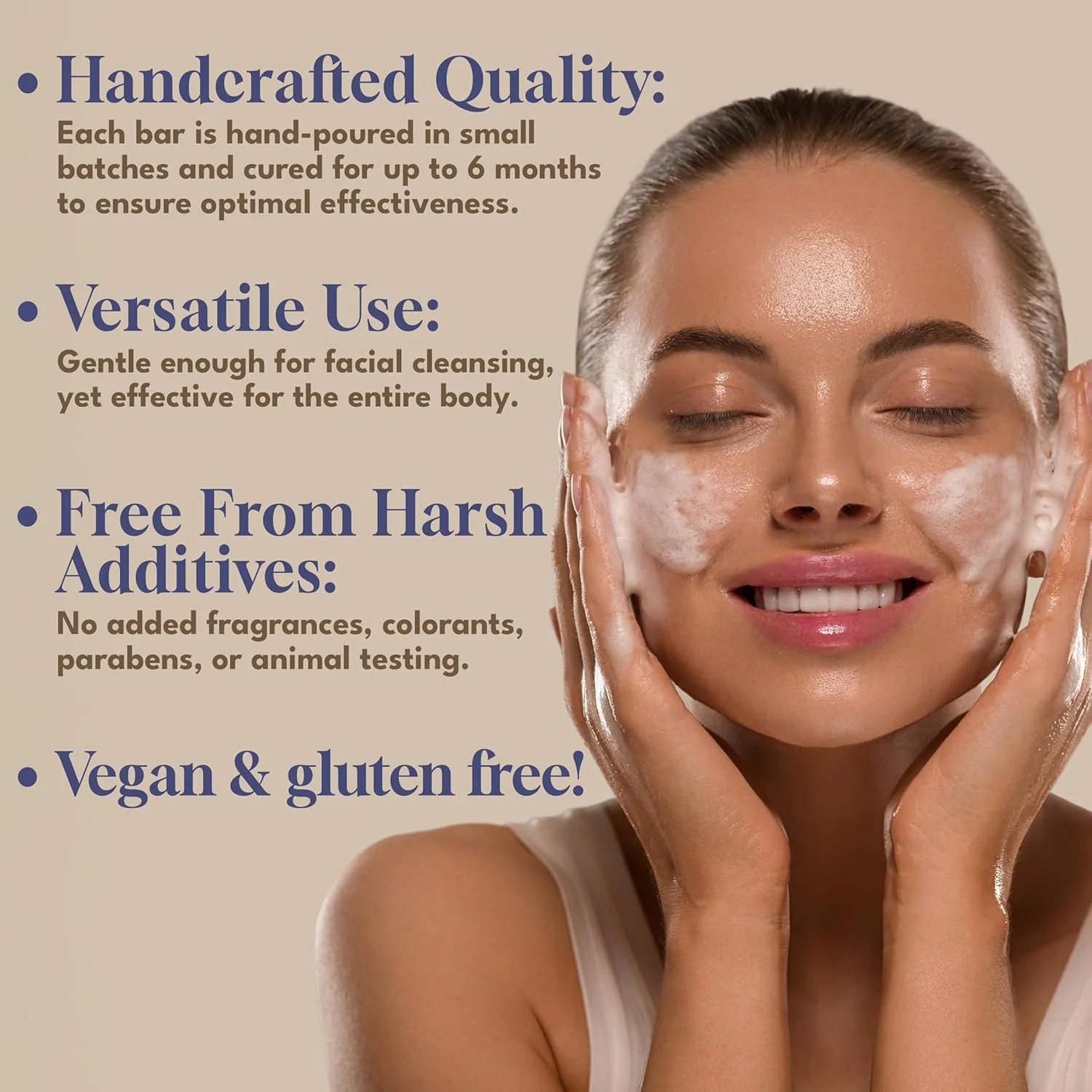 Original Mineral Face & Body Care Soap Bar - Image 3