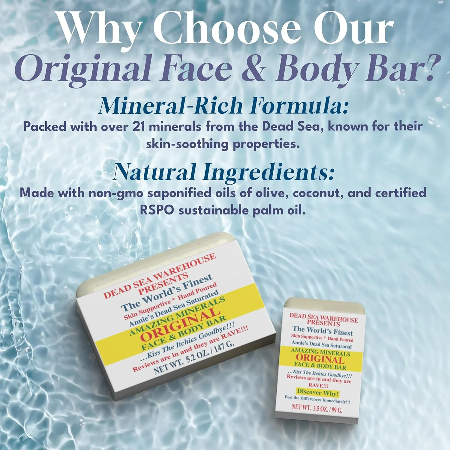 Original Mineral Face & Body Care Soap Bar - Image 5