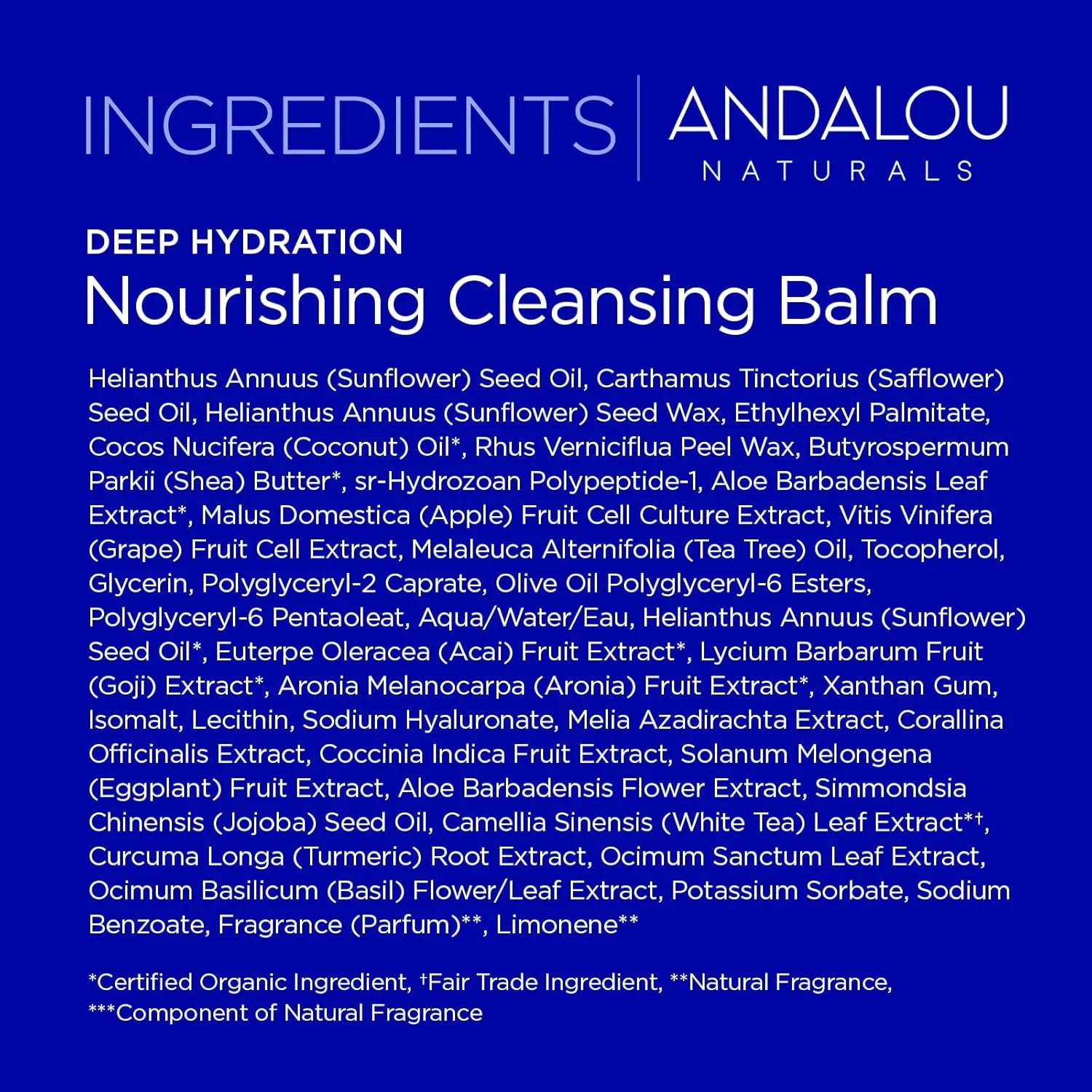Deep Hydration Nourishing Cleansing Face Balm - Image 3