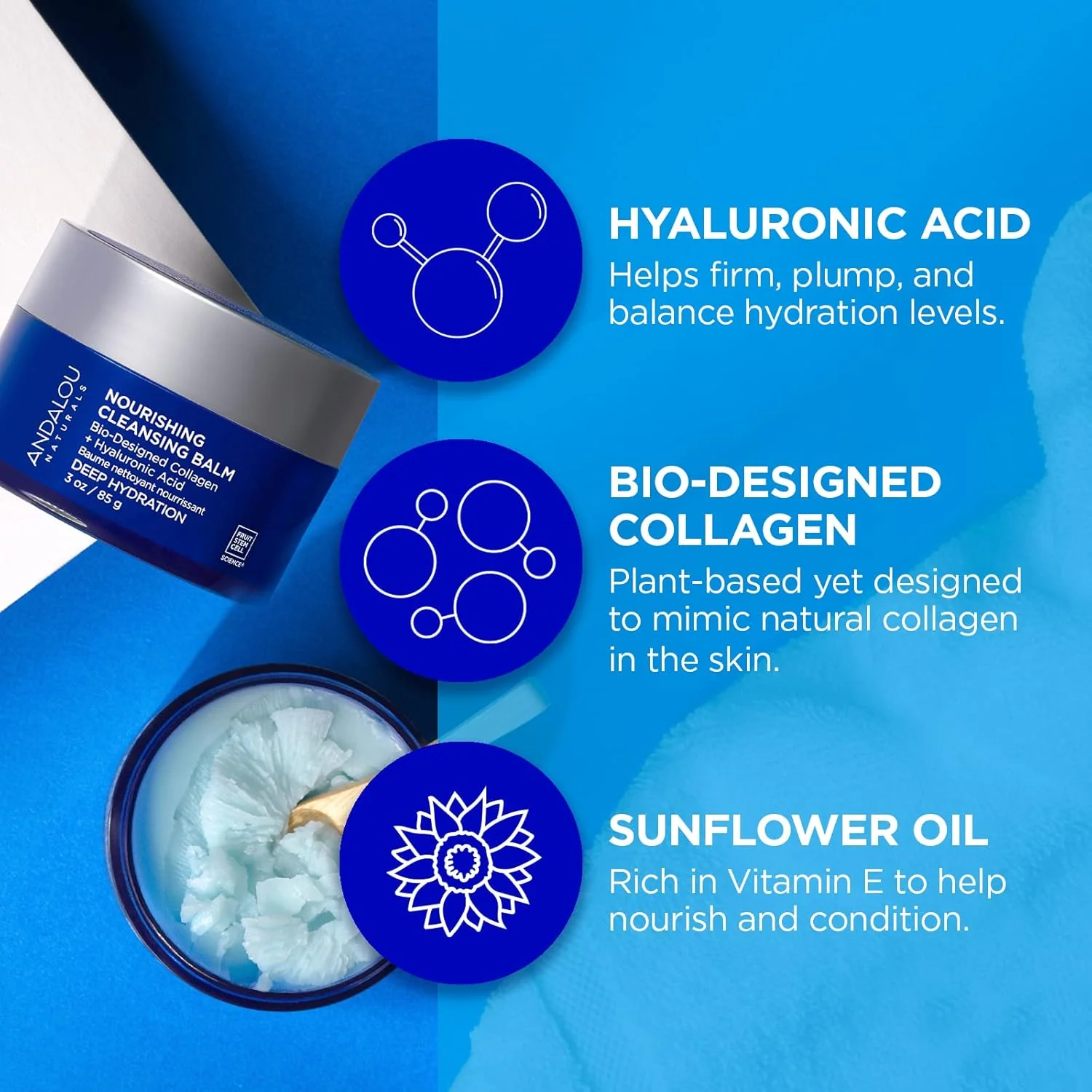 Deep Hydration Nourishing Cleansing Face Balm - Image 4