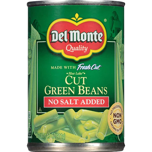 Cut Green Beans No Salt Added