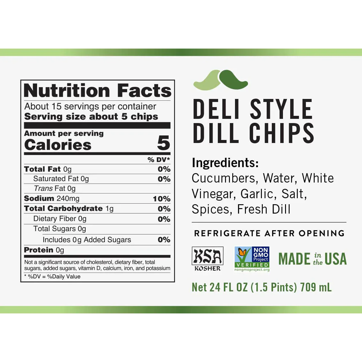 Deli-Style Dill Pickle Chips - Image 2