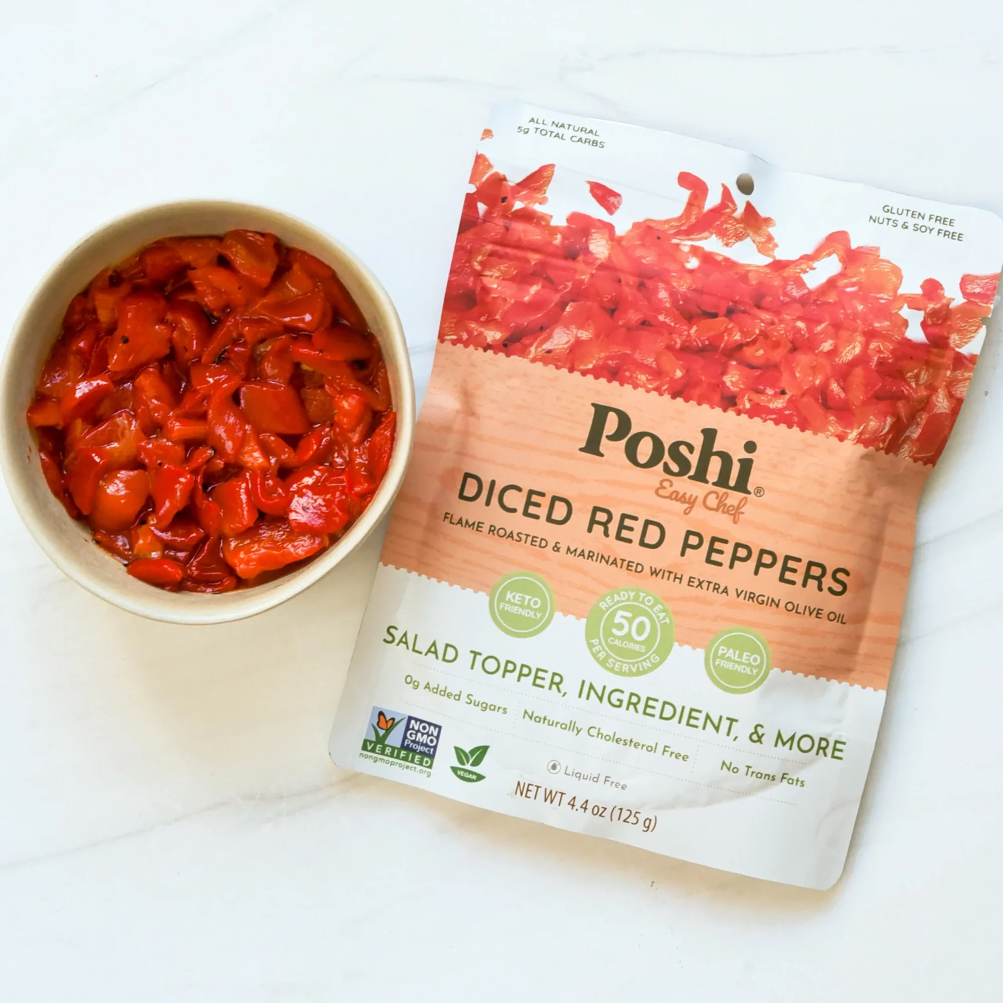 Diced Red Peppers in Extra Virgin Olive Oil (10 Pack) - Image 5