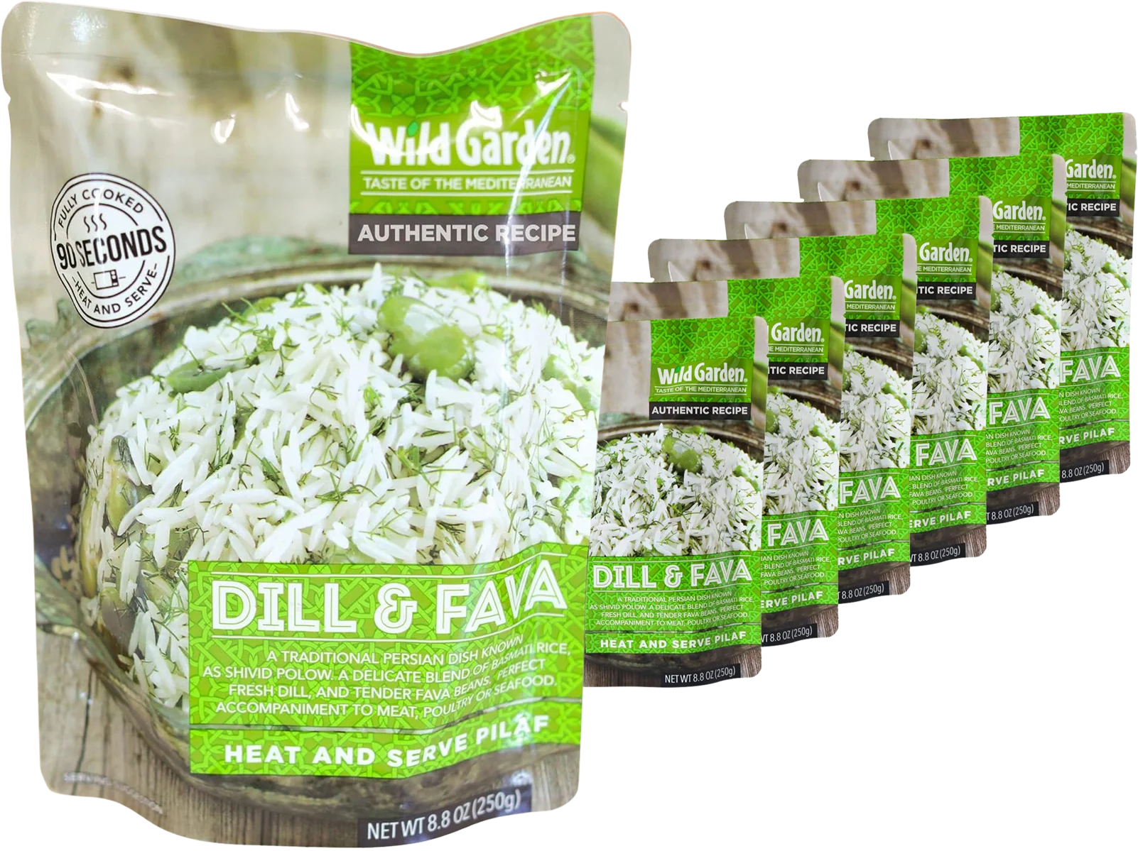Dill & Fava Rice Pilaf (6 Pack)