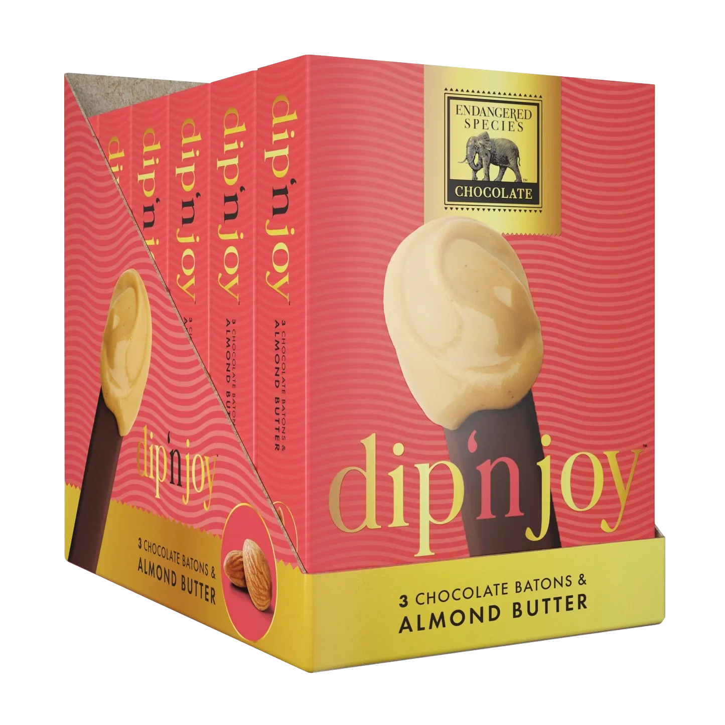 Dip And Joy Chocolate Almond Butter Stick (6 Pack)