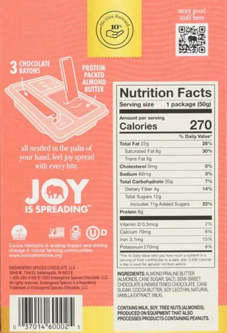 Dip And Joy Chocolate Almond Butter Stick (6 Pack) - Image 3