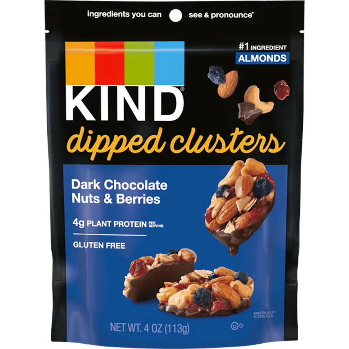 Dipped Dark Chocolate Nuts & Berries Clusters