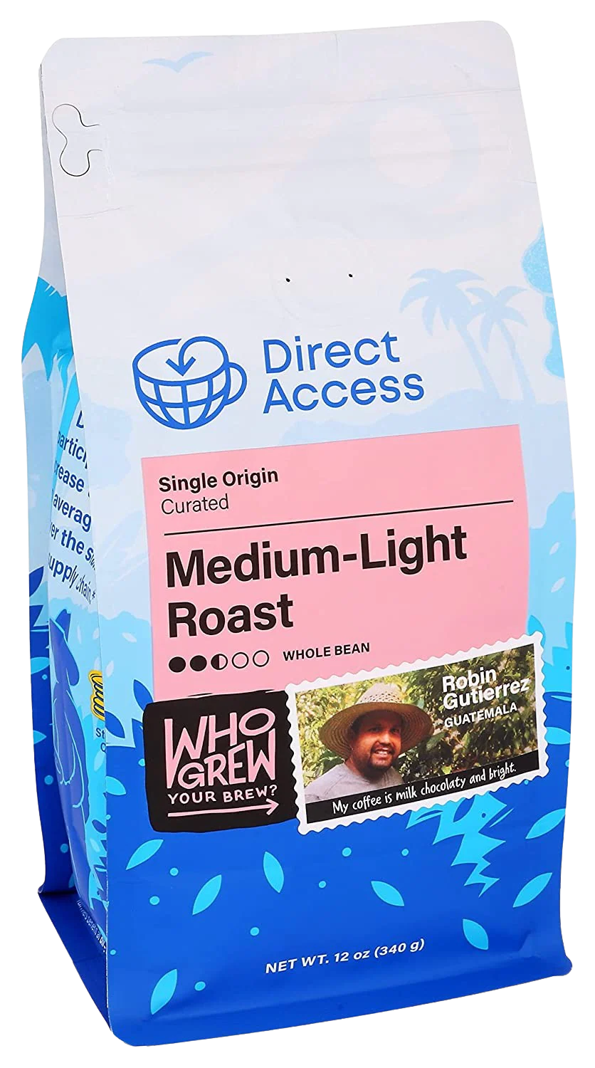Organic Whole Bean Medium-Light Roast Coffee
